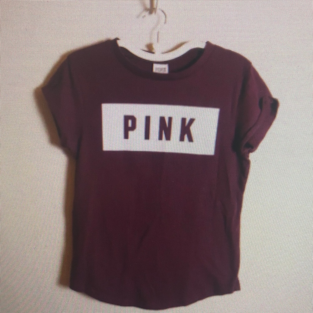 Kids Maroon PINK Graphic Tee
